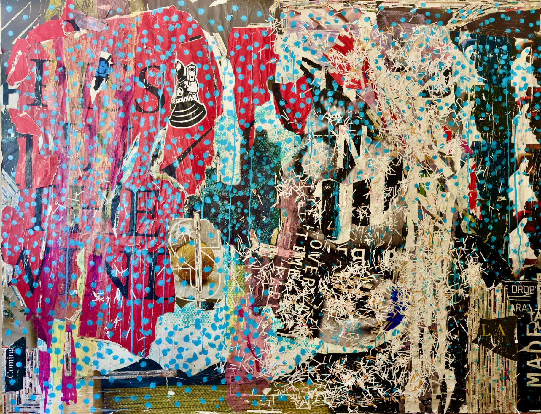 Urban Static — mixed media painting by G.